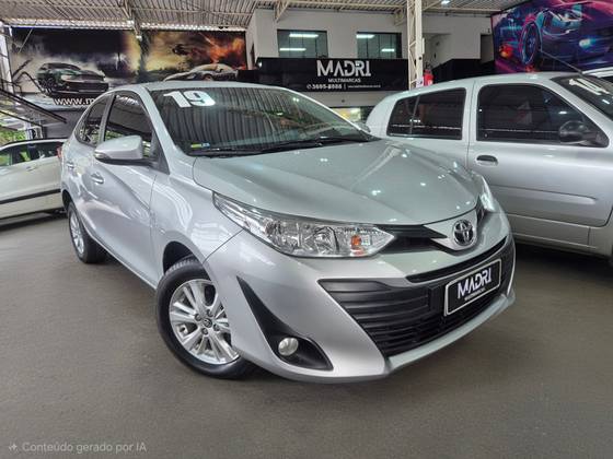TOYOTA YARIS 1.5 16V FLEX SEDAN XL PLUS TECH MULTIDRIVE TOYOTA YARIS 1.5 16V FLEX SEDAN XL PLUS TECH MULTIDRIVE